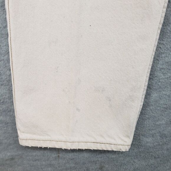 Vintage Levi's 550 Jeans Mens‎ 40x30 Off White Denim Pants USA Made 1998 90s VTG - Picture 9 of 9